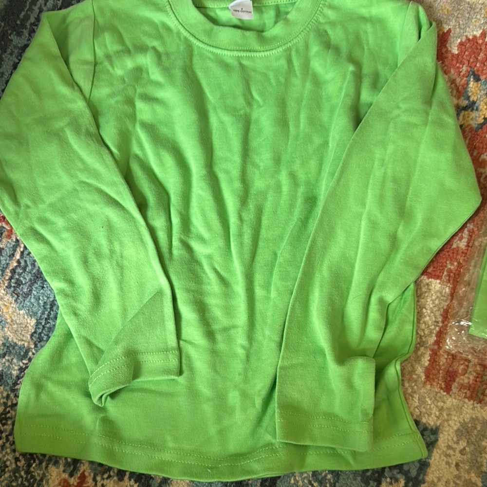 Vibrant Green Long Sleeve Tee